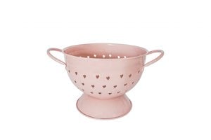 Roze vergiet met hartjes 21 cm Isabelle Rose
