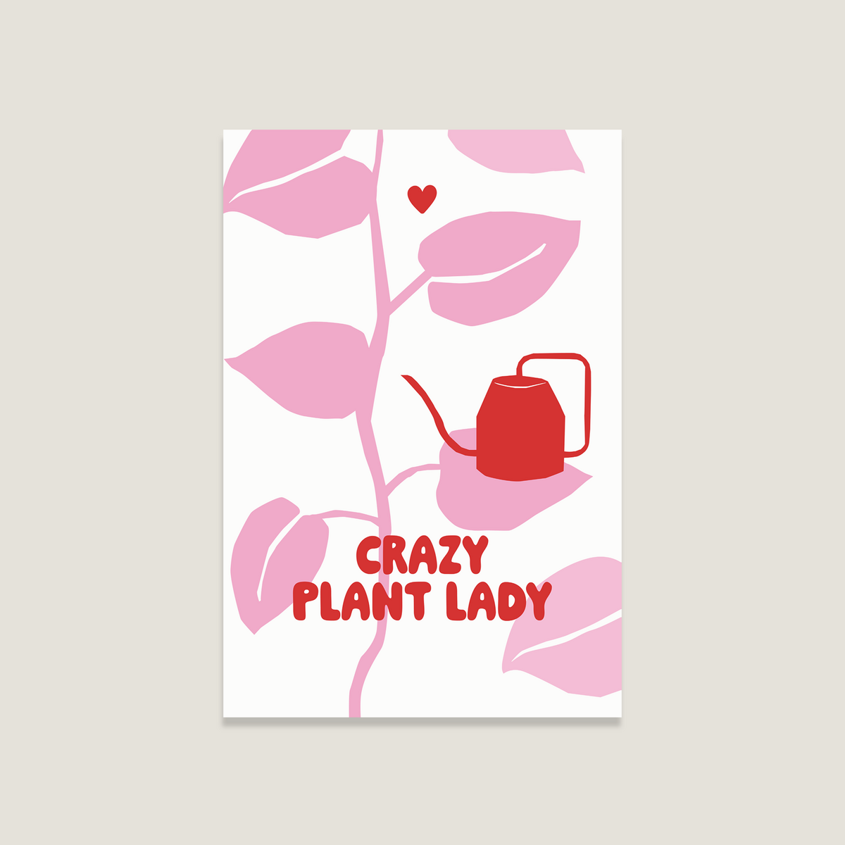 Postarte 'Crazy Plant Dame'