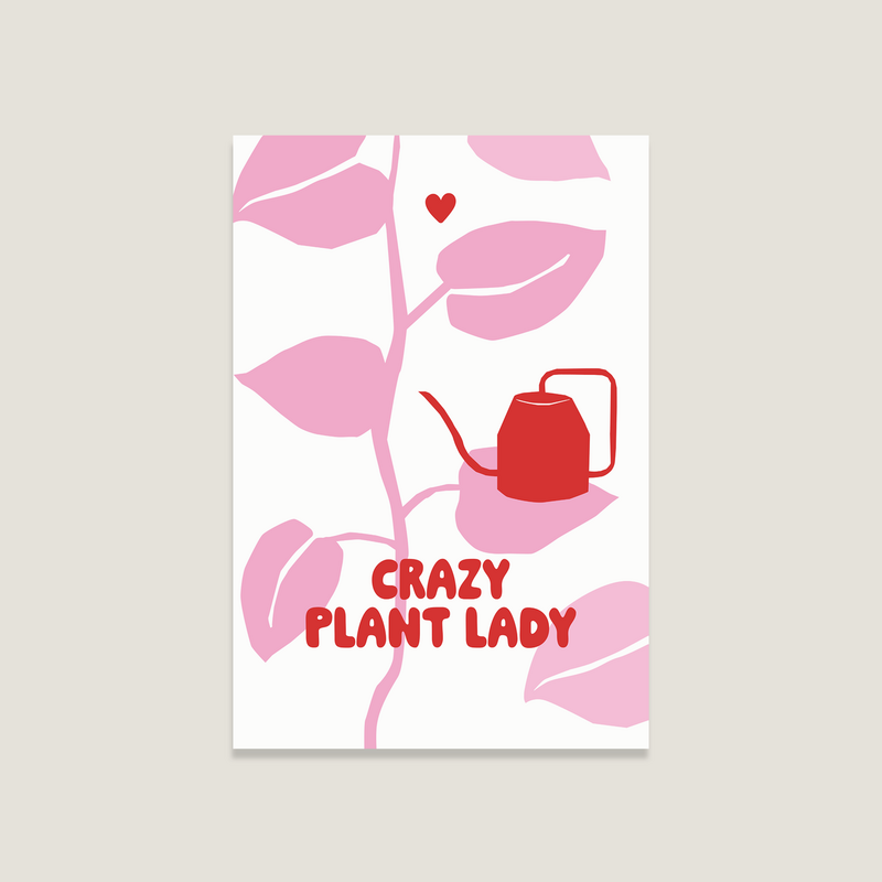 Postarte 'Crazy Plant Lady'