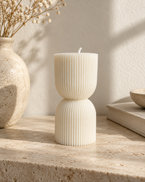 Bougie Sablier L | cire de colza