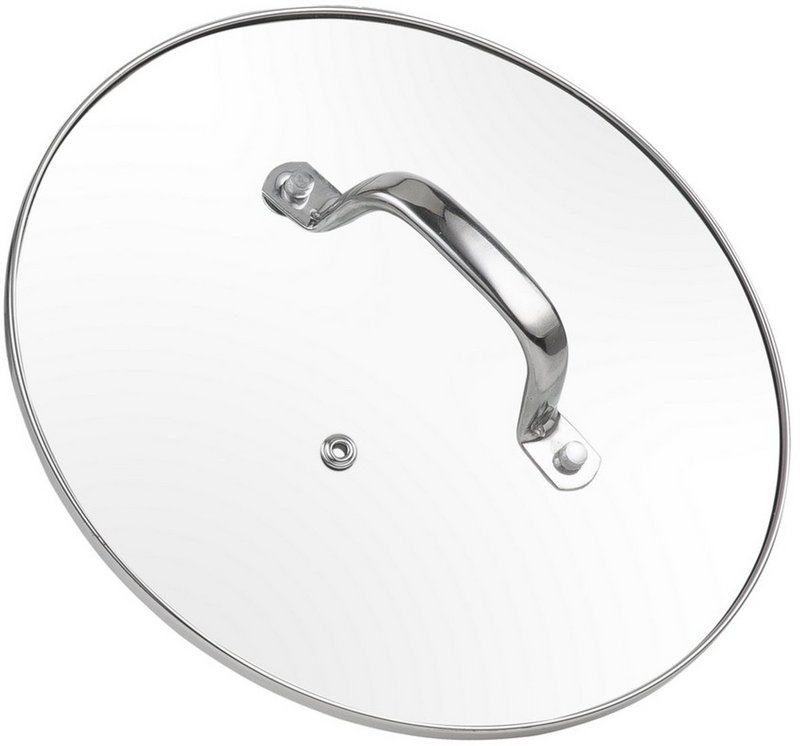 RESTO 92003 Pentola Libra - 3,6 litri - Rotonda Ø20 cm - Acciaio inossidabile - Pentola a induzione - Padella con coperchio in vetro
