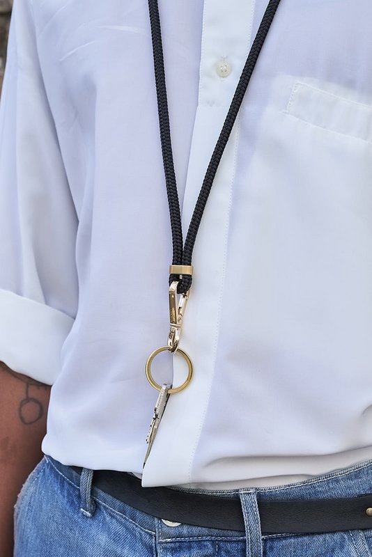LANYARD SCHLÜSSELANHÄNGER (SCHWARZ)