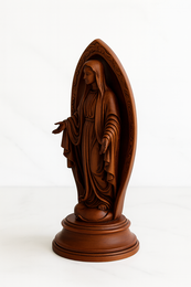 Figure Décorative Vierge Marie – Art Sacré Peint à la Main
