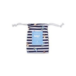 Beach Towel Microfiber - Blue/White - Bluey - 135 x 65 cm