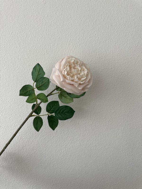 QMF Touch Rose 65cm Rose clair 2PCS