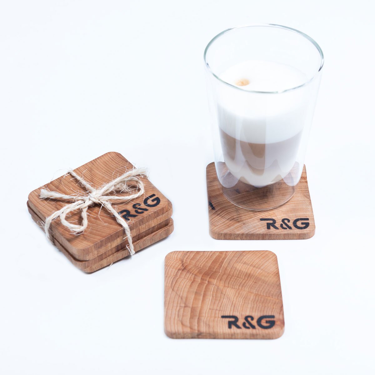 Untersetzer "R & G" - Sechs