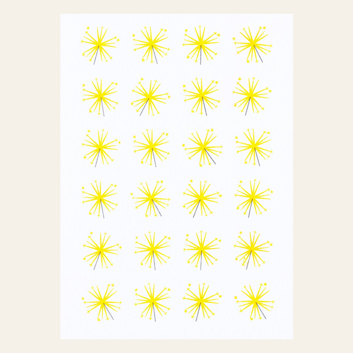 Risography postcard - sparkle - DIN A6