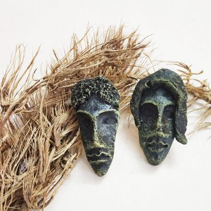 Paar oorbellen – handgemaakte kunstsieraden