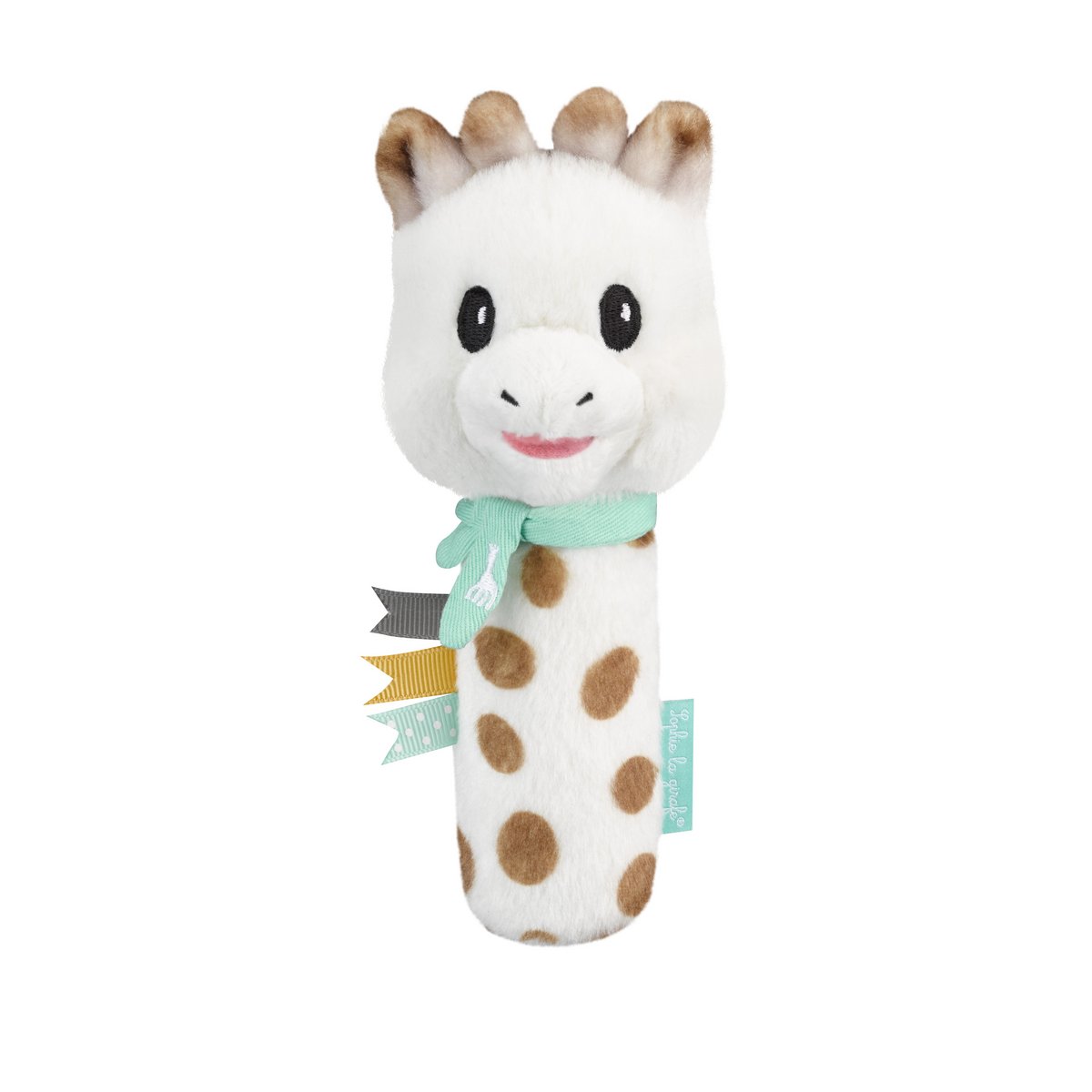 Hochet à presser en peluche Sophie la girafe