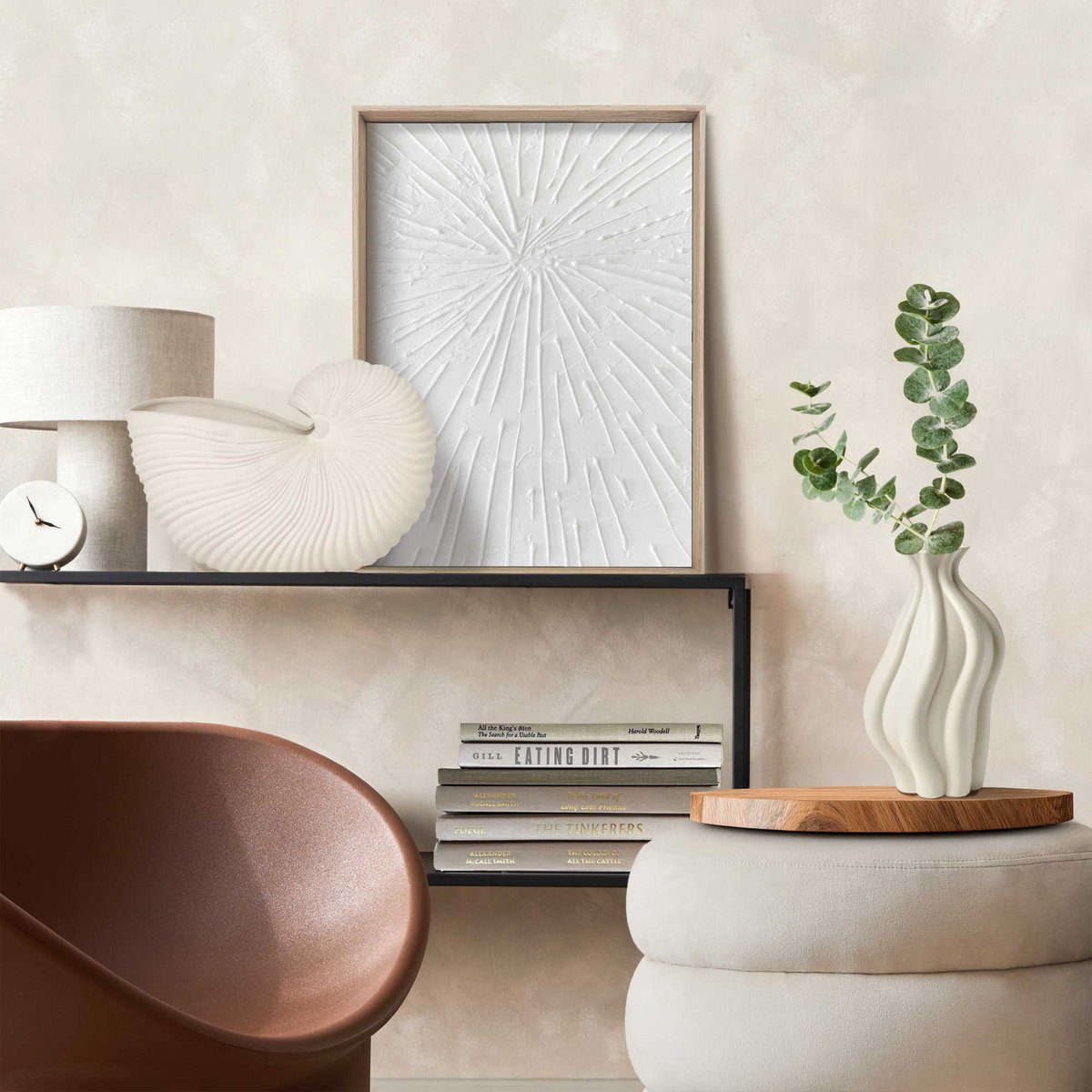 Painting 3D Art Relief Art Small Beams 40x30