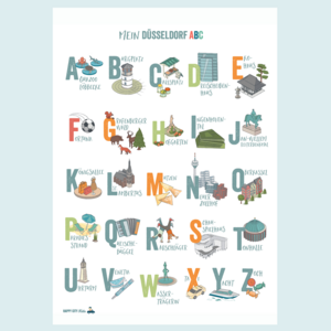 DÜSSSELDORF ABC-Poster
