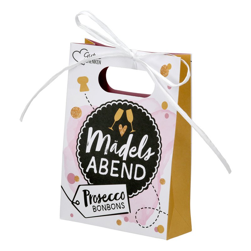 Gift bags with candies Prosecco 3-site. White, PU 24