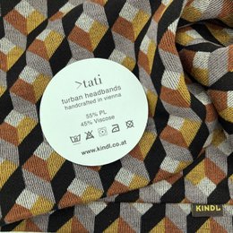 Twist Headband - Grafic Retro Design, Ponte Jersey