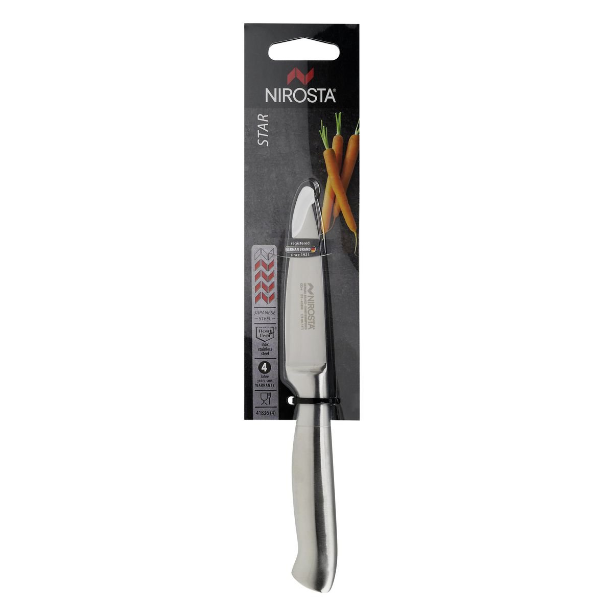 Stainless steel paring knife 20 cm in all Nirosta Star