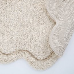 Waschbarer Kinderteppich aus Baumwolle SWEET APRIL ECRU