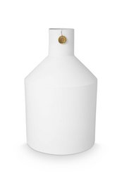 Vase Metal White 24x38cm