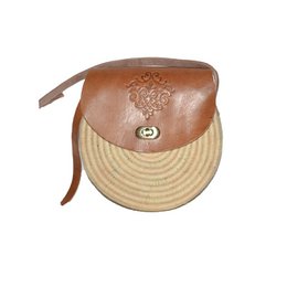 Bolso de rafia marroquí hecho a mano
