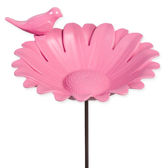 Gartenstecker "Blume/Vogel"