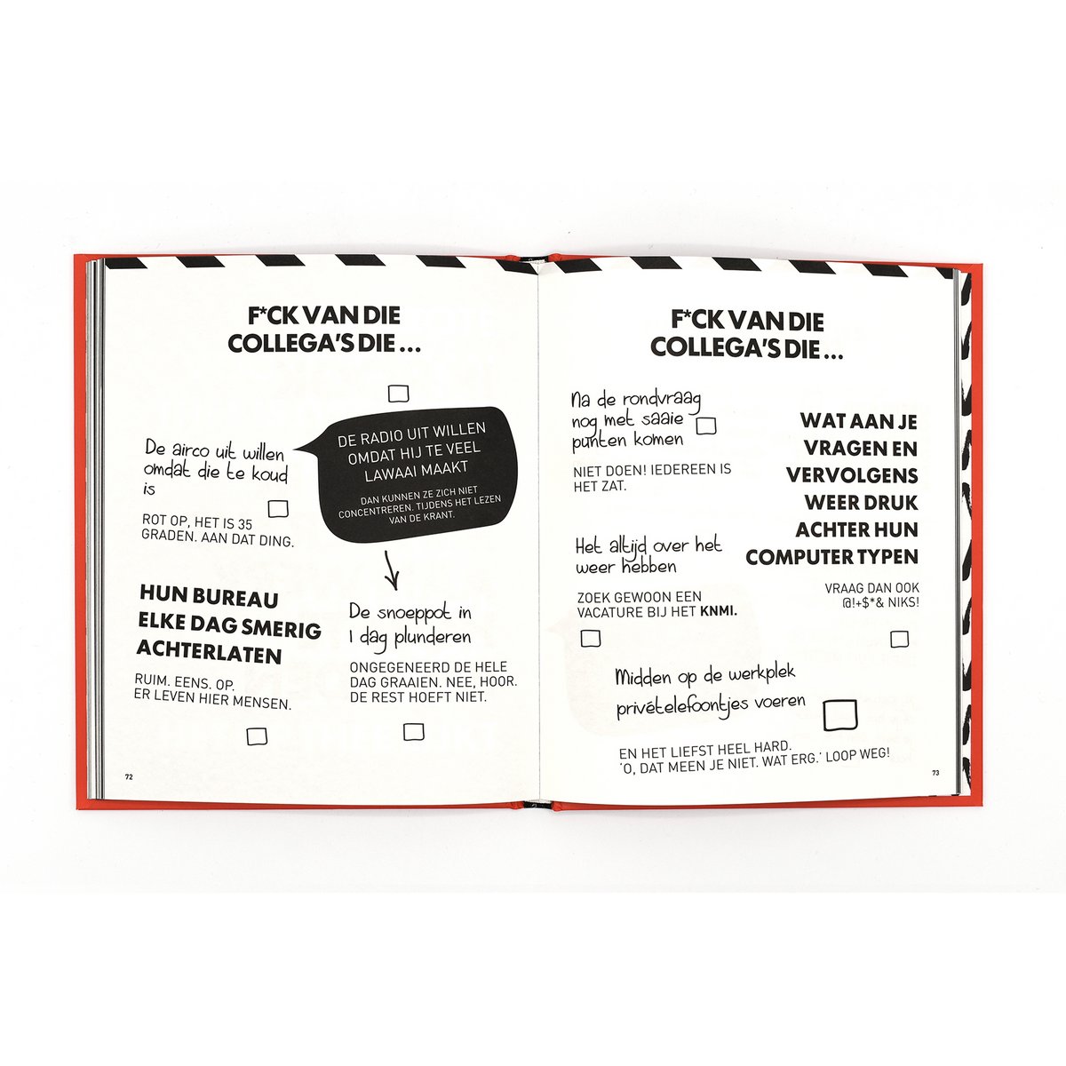 Livre de liste F * CK it pour collègues