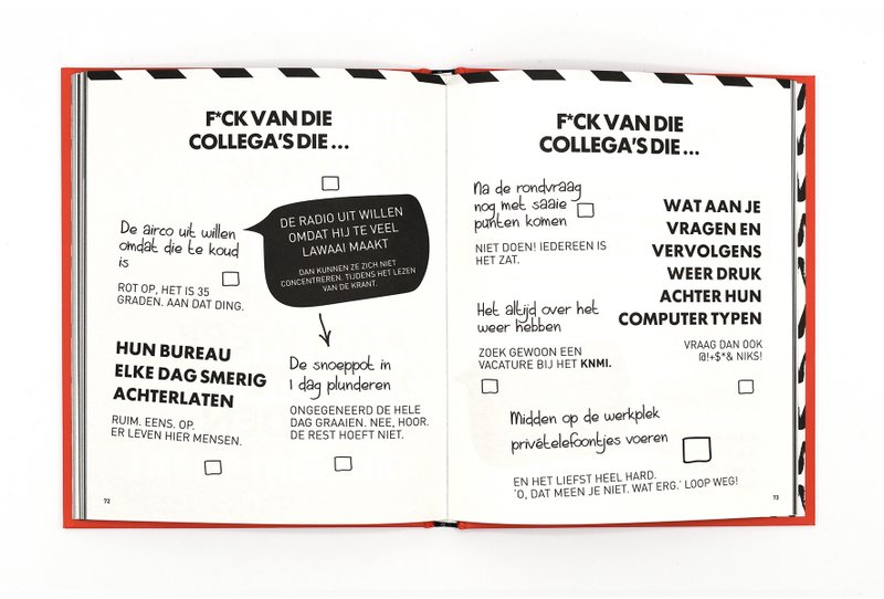 Livre de liste F * CK it pour collègues