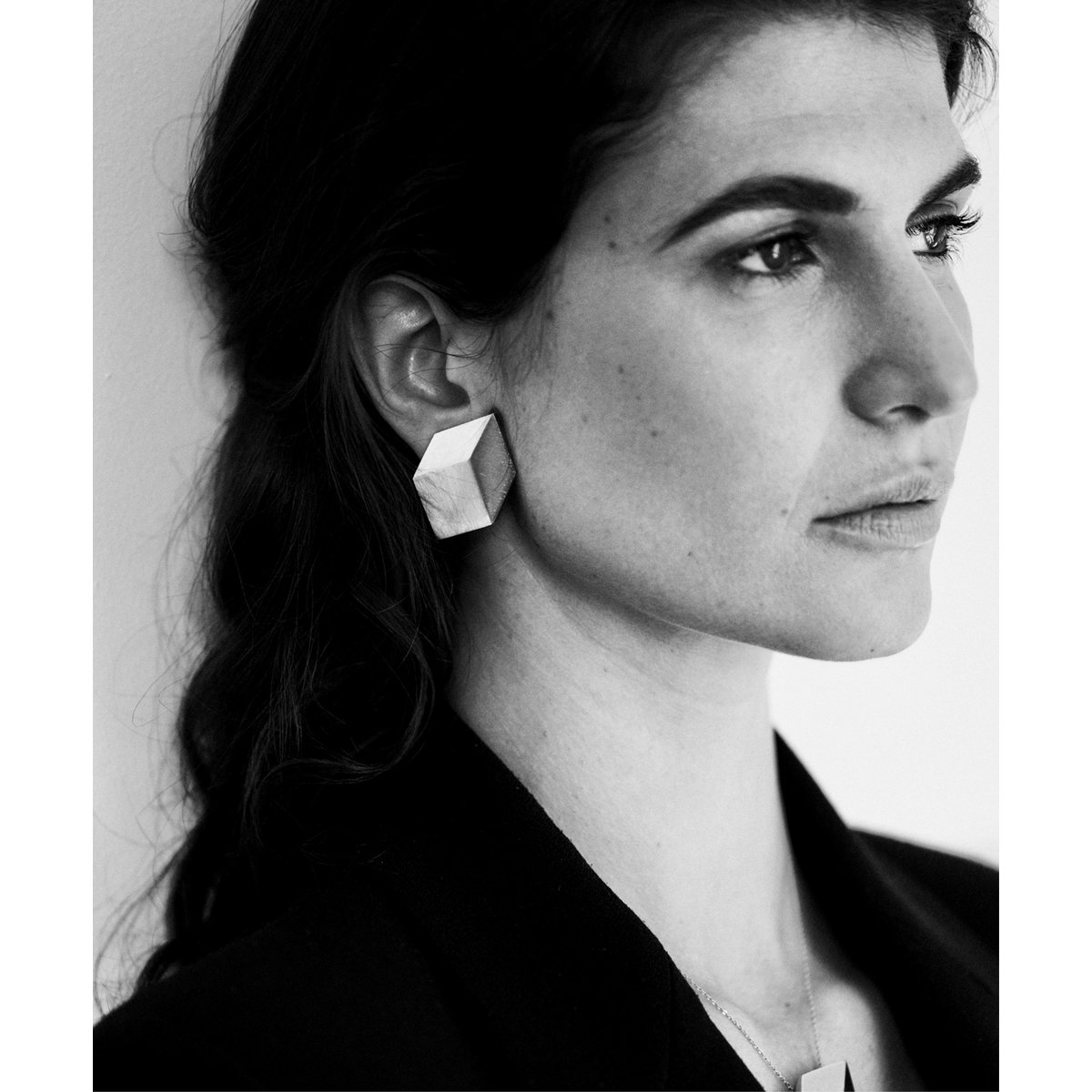 Boucles d'oreilles clips CUBE TROMPE L'OEIL