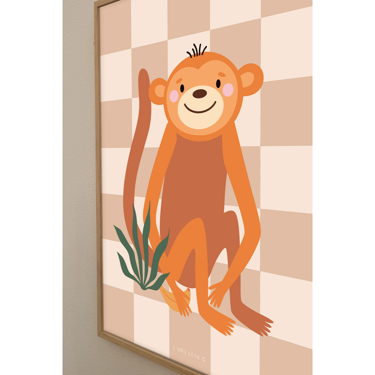 Affiche chambre d'enfant - Monkey Don