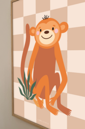 Plakat børneværelse - Monkey Don