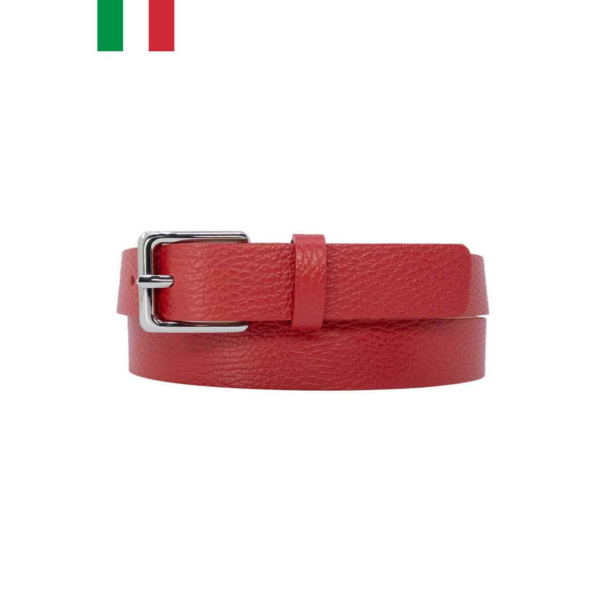 Damesriem van rundleer, breedte 25 mm, gemaakt in Italië IT25