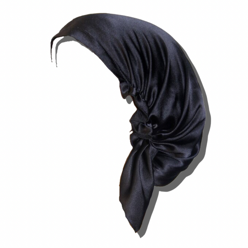 YOSMO Chiffon de sommeil 100 % soie de mûrier – Taille S – Bonnet de protection pour enfants et cheveux courts