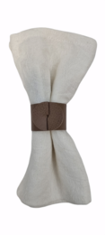 Servilletero Skinnatur | cuero reciclado | 4 cm de diámetro