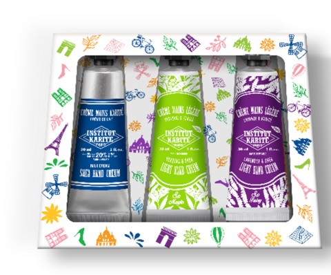 Trio Parisien - 3 Crèmes Mains sans étuis - Crème de Lait, Verveine, Lavande
