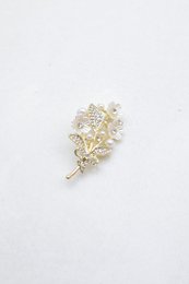 Fin messing broche