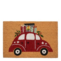 Doormat car red