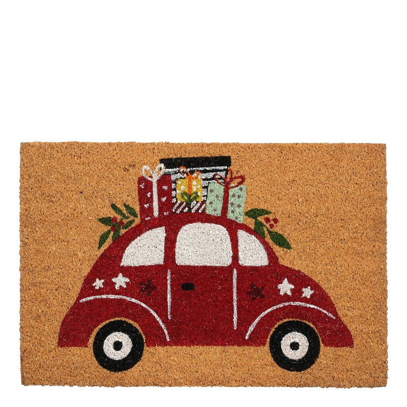 Doormat car red
