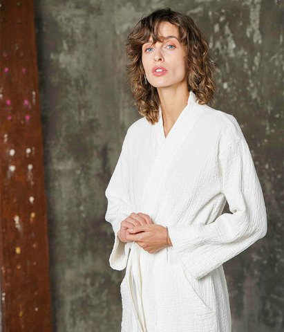 Cotton bathrobe Orion Alp