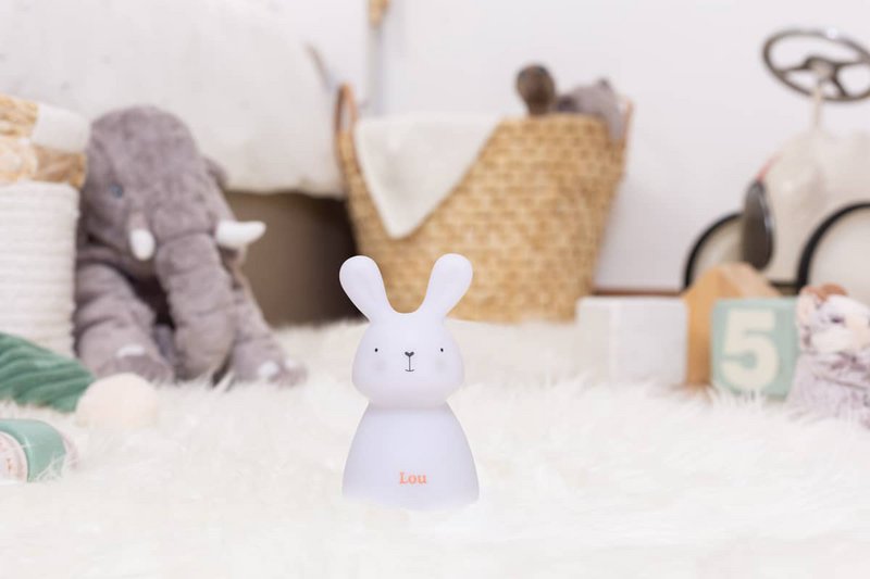 Night light - Lapin Lou - USB charging - white