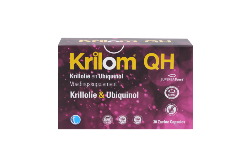 Krilom QH | Krillolie og ubiquinol kosttilskud