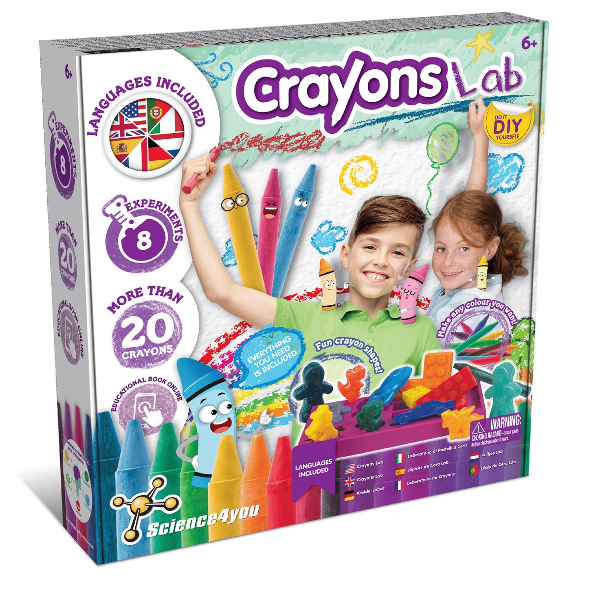 Crayons Lab - Juguetes educativos para niños (7 idiomas)