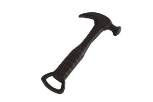 Beer opener Hammer rust cast iron 175x85x12cm