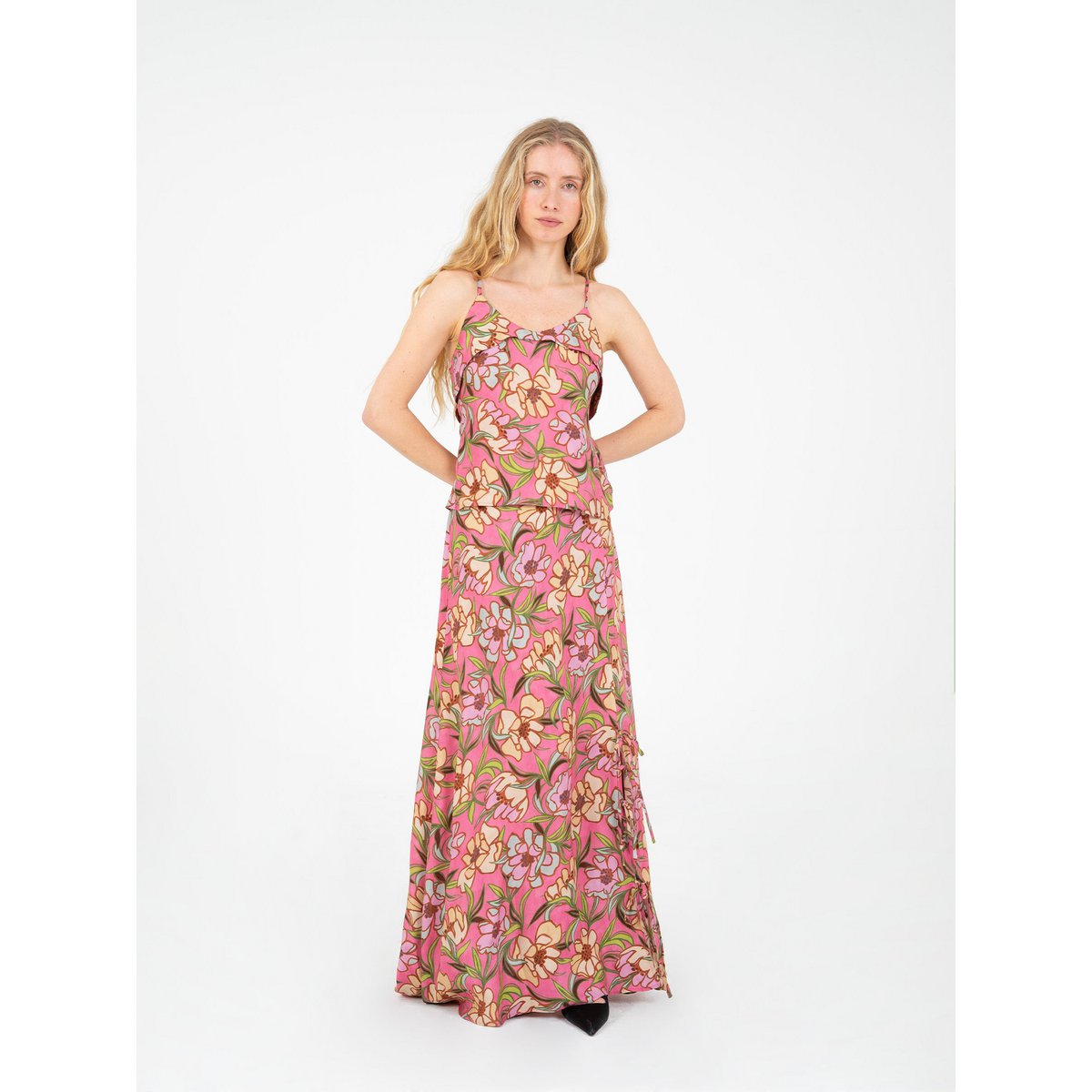 Amara Pink Floral Print Top