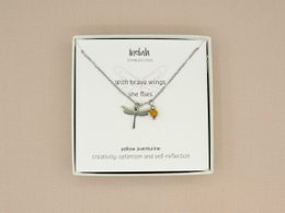 Ketting rock, brave wings, zilver of goud stainless steel