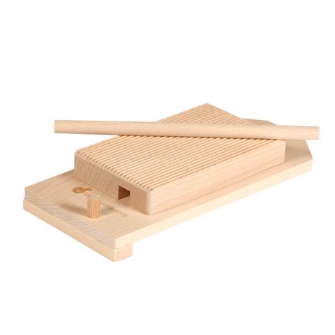 Wooden Board with base and stop for Rolling garganelli