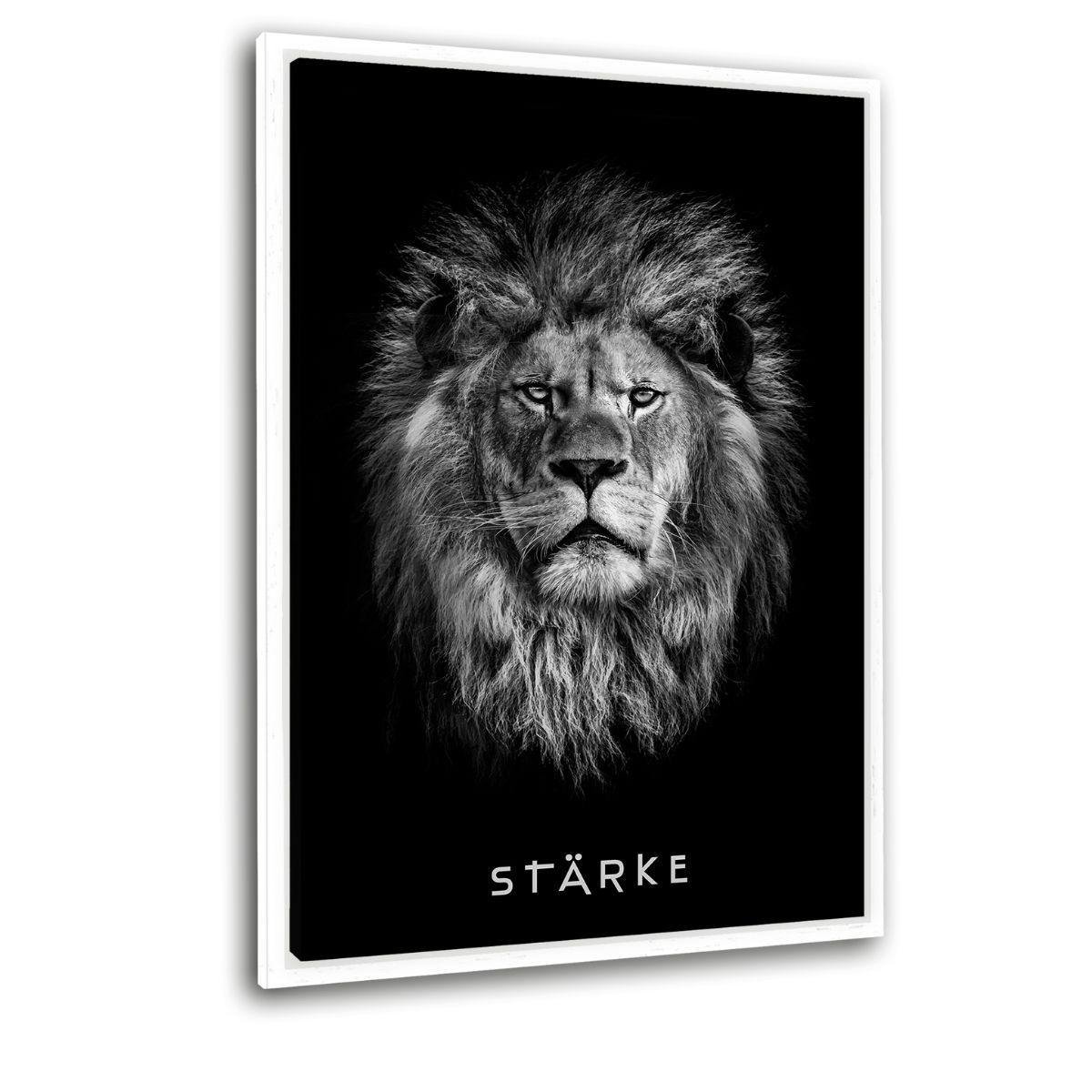 Kracht - canvas met schaduwgewricht "zwart"
