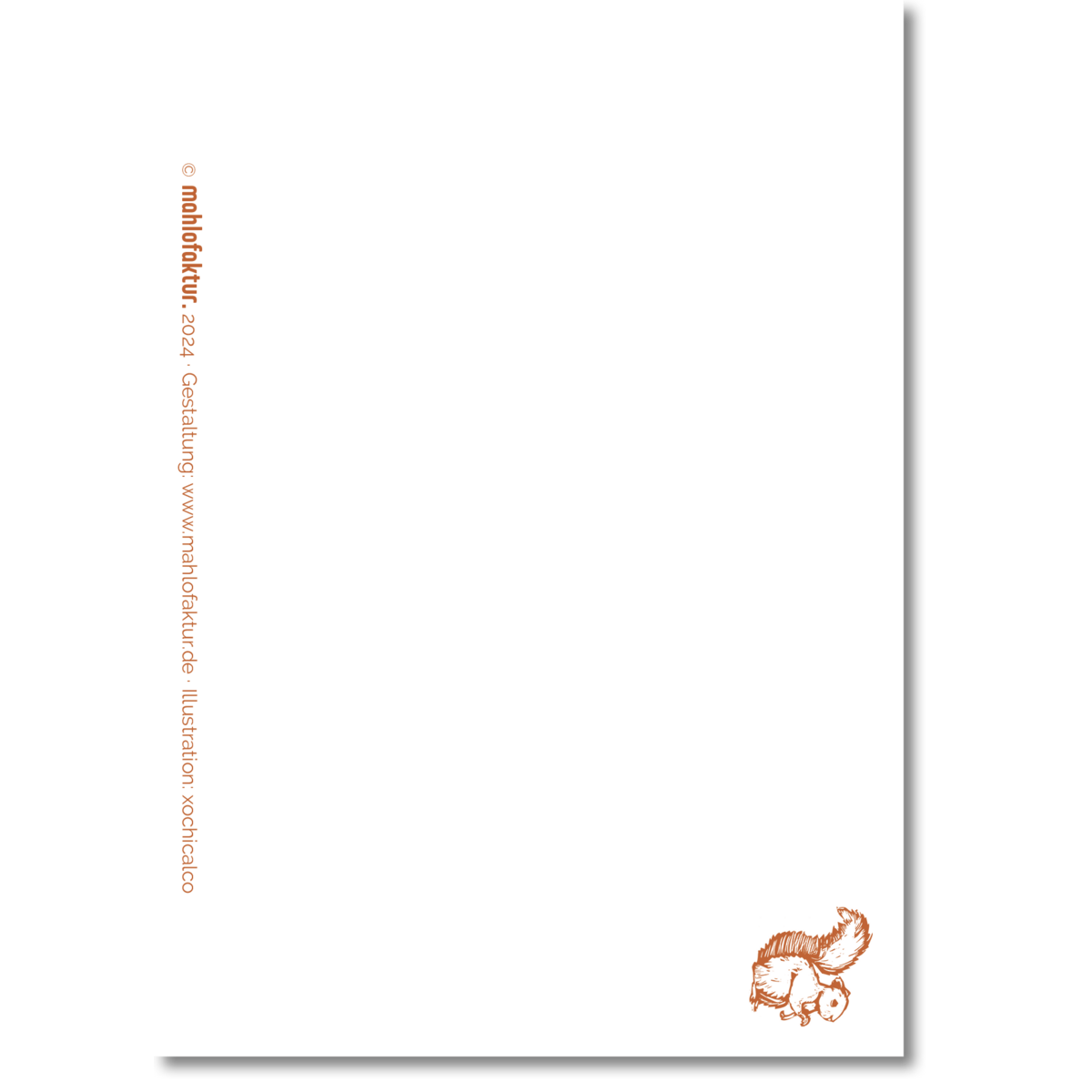 Postcard “Squirrel”