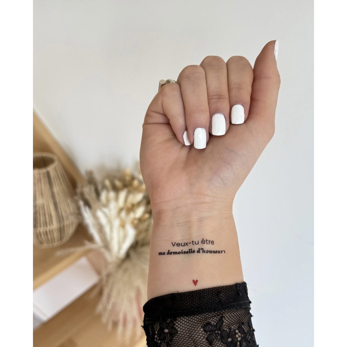 Tatuaggio temporaneo di sioou - Vuoi essere la mia damigella d'onore? X5