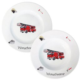Service 2-piece. Fire brigade with or without a desired name