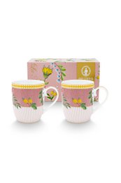 Set/2 Mug Small La Majorelle Pink 145ml