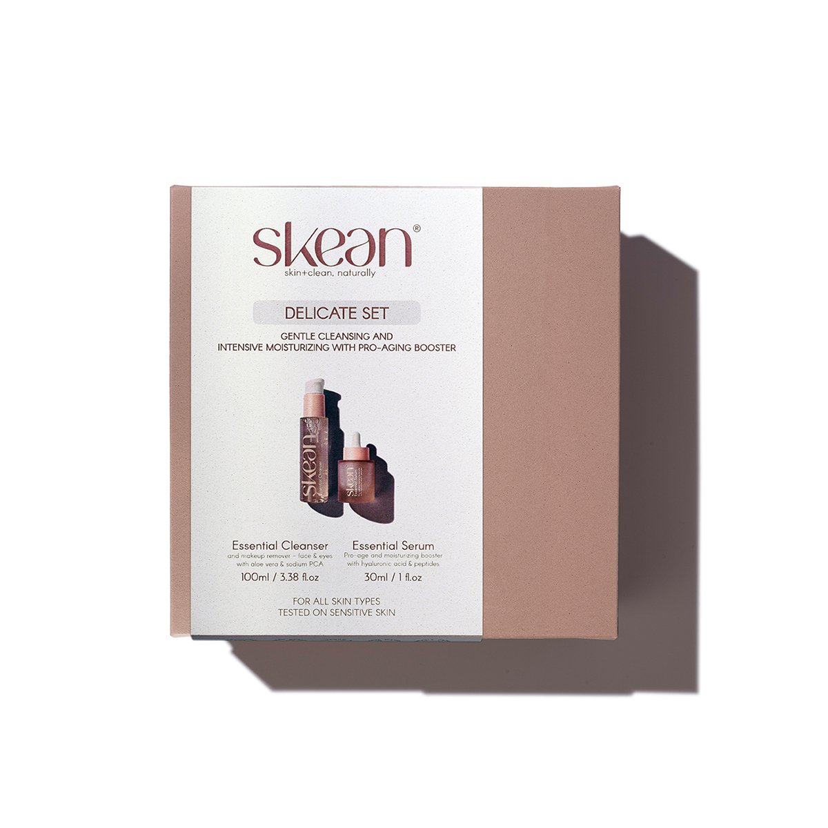 detergente struccante viso delicato e siero antiage - DELICATE SET