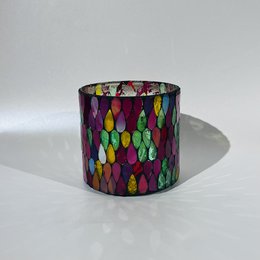 Bunte Wonderlight-Kerzen / Kerzenhalter
