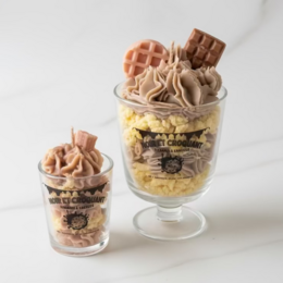 Oscuro y crujiente: Geurkaars de galleta y vainilla